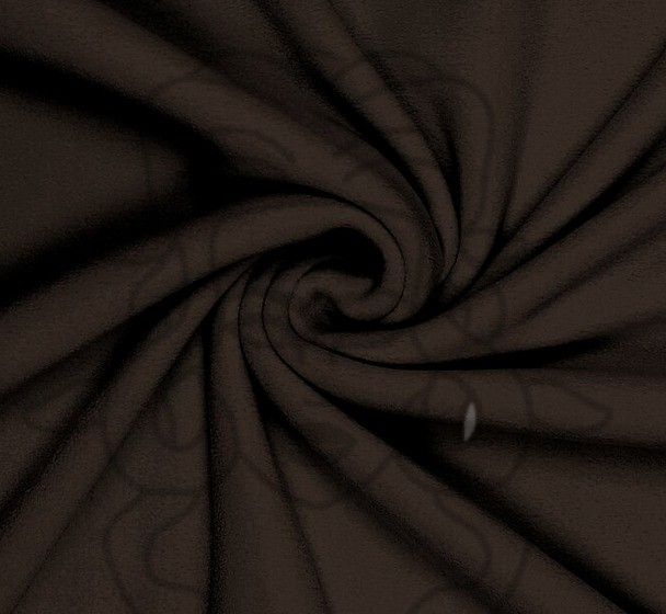 Čepice/nákrčník - fleece antipilling tmavě hnědý